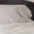 Piper Classics Timeless Ticking Ruffled King Size Pillow Shams, Set of 2, Soft White and Gray Ticking Stripes, Vintage Farmhouse Style Bedding Bed Pillow Cover