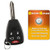 Discount Keyless Replacement Uncut Car Remote Fob Key Combo Compatible with OHT692713AA, OHT692427AA