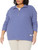Calvin Klein Performance Women's Plus Size Long Sleeve Mock Neck Tunic, Dusk, 1X