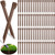 150 Pcs Landscape Edging Anchoring Stakes 10 Inch Garden Landscape Edging Stakes PE Landscaping Stakes Ground Plant Support Lawn Stakes Heavy Duty Plastic Spikes for Tent Edging Terrace Board (Brown)