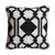 Creative Co-Op Woven Wool and Cotton Pillow with Pattern