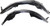 Evan-Fischer Front Fender Liner Compatible with 2015-2017 Hyundai Sonata Plastic Passenger and Driver Side