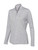 Adidas Women's Lightweight Melange Quarter-Zip Pullover M Mid Grey Melange