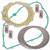 Caltric Clutch Friction Plates and Gasket Kit Compatible with Honda VF700C Magna 700 1984 1985 1986 1987