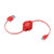ReTrak Retractable Micro USB Cable, Red (ETCABLEMICRED)