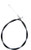 Honda 17910-VL0-B00 Walk-Behind Lawn Mower Throttle Cable
