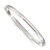 925 Sterling Silver Slip on Polished Flat back Engravable 4mm Solid Plain Slip On Cuff Stackable Bangle Bracelet Jewelry Gifts for Women