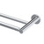 Gatco 4684 24" Channel Double Towel Bar, Chrome