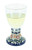 Blue Rose Polish Pottery Garden Bouquet Wine Glass