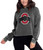 chicka-d NCAA Ohio State Buckeyes Womens Campus Hoodie, Charcoal, Small