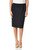 Calvin Klein Women's Straight Fit Suit Skirt (Regular and Plus Sizes), Navy, 4