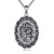 YFN Oval Saint Christopher Necklace Sterling Silver Religious Protector Pendant St Christopher Jewelry Gifts for Women Girls Men Boys