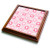 3dRose Anne Marie Baugh - Patterns - Cute Pink Hearts in Squares Pattern - Trivets (trv_355653_1)