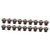 DOITOOL 18 pcs Vintage Door knobs Dresser pulls Handles for Dresser Drawers Ceramic Drawer pulls knobs for Dresser Drawers Ceramic Pull Handle Cupboard Pull knob Single Hole Decorate