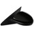 MA1320161 OE Style Powered+Heated Driver/Left Side View Door Mirror Compatible with Mazda 3 10-13