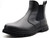 Lexront Steel Toe Work Boots for Men,Slip-on& Waterproof Chelsea Boot, Men's Industrial & Construction Boots, Comfortable, Non-slip Safety boots 47