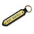 Leather Key Fob Handmade with Solid Brass or Nickel Silver Custom Engraved Plate