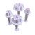 4pcs Small Baking Mold Kitchen Biscuit Cookie Cutter Pastry Plunger 3D Stamp Die Fondant Cake Decorating Tools Cookie Cutters For Baking Plastic
