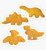 Dino Nuggets Sticker - Sticker Graphic - Auto, Wall, Laptop, Cell, Truck Sticker for Windows, Cars, Trucks