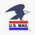U.S. Mail (Old Logo) Sticker - Sticker Graphic - Auto, Wall, Laptop, Cell, Truck Sticker for Windows, Cars, Trucks