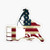 USA Barrel Racing Sticker - Sticker Graphic - Auto, Wall, Laptop, Cell, Truck Sticker for Windows, Cars, Trucks