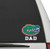 Florida Gators DAD with GATOR HEAD Logo Vinyl Decal #2 Car Truck Window UF Sticker FBA