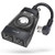 Fosmon Dual Outdoor Timer Outlet, 15A 24-Hour Mechanical Light Timer, 3-Prong ETL Listed Water Resistance and Heavy Duty with 2 Grounded Outlets and 7inch Power Cord - Black
