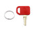 AT195302 1PCS Ignition Keys Replacement for John Deere Heavy Equipment Loader Backhoe Loader Tractors (1PCS)-with Key Ring