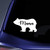 Bargain Max Decals Mama Bear Silhouette Sticker Decal Notebook Car Laptop 5.5" (White)