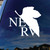 SoCoolDesign NERV Symbol Car Window Vinyl Decal Sticker 5" Wide (White)