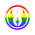 Jedi Pride Vinyl Sticker Auto Car Truck Wall Laptop | Sticker | 5.5" Wide