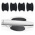 Kewucn 4PCS Car Door Handle Sticker, Carbon Fiber Auto Door Side Handle Protective Films, Anti-Scratch Vehicle Door Cup Protector, Universal Exterior Accessories for Most Cars (Black)