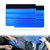 RBOKO 2Pcs Squeegee for Vinyl, Felt Edge Squeegee Car Wrapping Tool Kits, Plastic Felt Edge Vinyl Squeegee, for Car Vinyl Wrap, Decal Sticker Installation, Wallpaper, Window Tint Squeegee(Blue)
