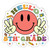 CVHoming Sticker, Hello Fifth Grade Hippie Retro Smile Team 5Th Grade Back to School Sticker, Vinyl Decal Sticker, Sticker Decal Car Laptop Wall Window Bumper Sticker