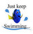 Finding Dory - Just Keep Swimming, Finding nemo Decal Sticker - Sticker Graphic - Auto, Wall, Laptop, Cell, Truck Sticker for Windows, Cars, Trucks