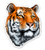 GT Graphics Express Tiger - 5 in Vinyl Sticker - for Car Laptop I-Pad - Waterproof Decal