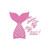 Get Off My Mermaid Tail Vinyl Decal Notebook Car Laptop 5.5" x 4.75" (Soft Pink)