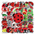 ACEPL Ladybugs Stickers 50pcs Cute Cartoon Ladybirds Vinyl Waterproof Stickers for Water Bottle Laptop Skateboard Guitar Scrapbook Phone Bicycle Computer Decal for Kids Teens