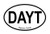 Slap-Art Daytona FL Oval Vinyl Decal Sticker