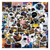 54 Pcs Walle Stickers Waterproof Vinyl Stickers for Water Bottles Laptop Skateboard Luggage Computer Stickers for Teens Girls Kids