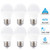 4 Watt Brigtest Decorative A15 LED Bulb, Soft White 3000K Medium E26 Standard Base ,40 Watt LED Light Bulb Equivalent,Not-Dimmable for Ceiling Fan lighting, Refrigerators 6 pack