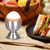 RFSHOP Soft Boiled Egg Holder, Boiled Egg Cup, Stainless Steel Egg Cup Holder, Kitchen Gadgets Tools for Boiled Egg, Silver Egg Cup for Eating