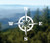 Cardinal Direction - Vinyl 5" tall (Color: WHITE) decal laptop tablet skateboard car windows stickers
