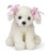 Bearington Sassy Plush Stuffed Animal White Puppy Dog 13