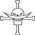 SoCool Whitebeard Jolly Roger Vinyl 5.5" Tall (Color: Black) Decal Laptop Tablet Skateboard car Windows Stickers