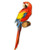 GT Graphics Red Macaw Beautiful - 5" Vinyl Sticker - for Car Laptop I-Pad - Waterproof Decal