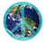 GT Graphics Express Peace Sign Planet Earth - 3 Vinyl Sticker - for Car Laptop Water Bottle Phone - Waterproof Decal