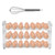 Large Home Egg Container for Refrigerator, 30 Egg Container Egg Organizer for Refrigerator Door, Egg Storage Box for Refrigerator with Egg Whisk
