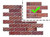 Sample for Display Purpose only Retro-Art 3D Wall Panels, Faux Brick in Red, PVC, 7" x 10", 570TG