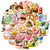 Animal Donut Stickers for Kids, 50PCS Waterproof Vinyl Stickers for Water Bottles, Notebooks, Laptops, Phone Cases, Decorative Gifts for Teen Girls